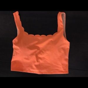 Kortni Jeane Scalloped top